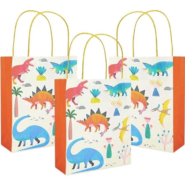 Talking Tables Party Dinosaur Paper Gift Bags (Pack of 8)