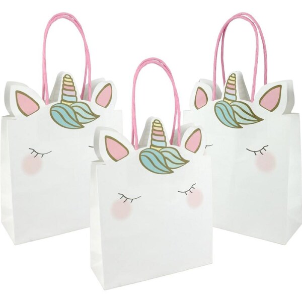 Talking Tables We Heart Unicorns Paper Gift Bags (Pack of 6)