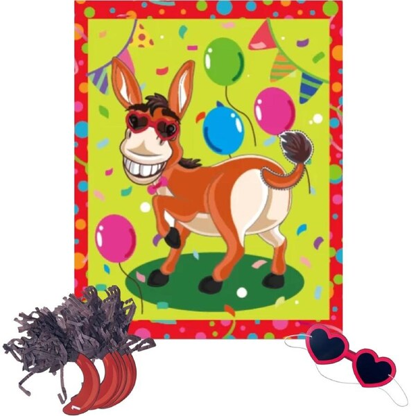 Pin the Tail On The Donkey Party Game