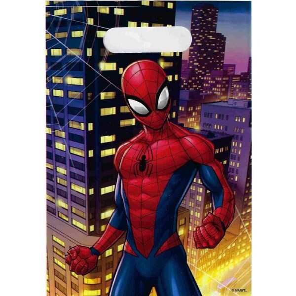 Spiderman City Scape Lolly/Treat Bags (Pack of 8)