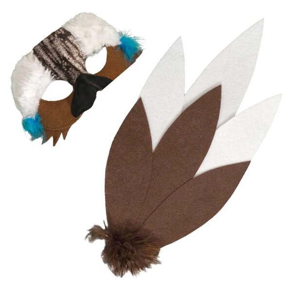 Kookaburra Deluxe Mask & Tail Set - Child Size