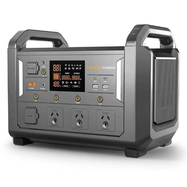 VoltX V1200 1200W 1152Wh Power Station – 9 Outputs, UPS Backup, Ideal for Camping & Home Use