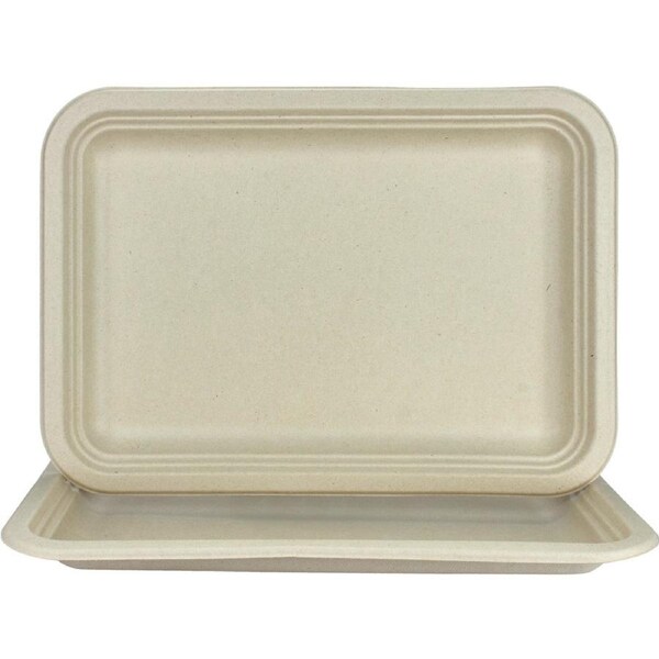 Enviro Friendly Natural Sugarcane Food Trays 35cm (Pack of 2)