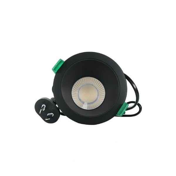Clipsal TPDLLGBK - Recessed 90mm Downlight Low Glare 750lm - Black