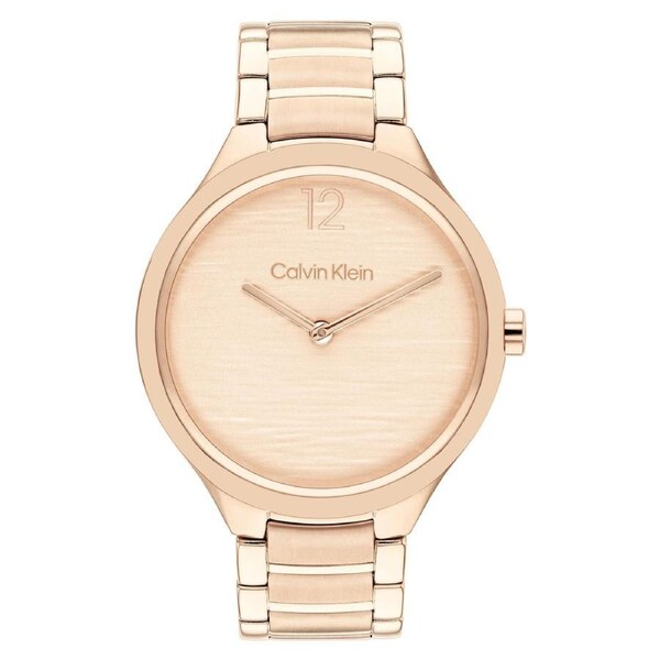 Calvin Klein Rose Gold Steel Carnation Gold Women's Watch - 25100050