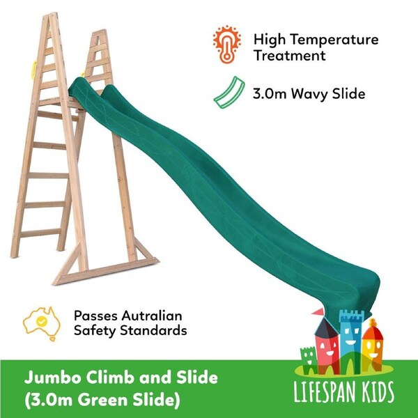 Lifespan Kids Jumbo Climb & 3m Green Slide