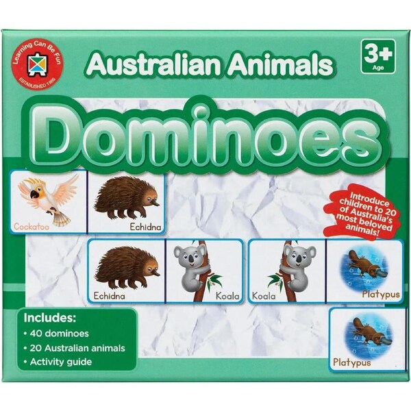 Learning Can Be Fun - Australian Animals Dominoes