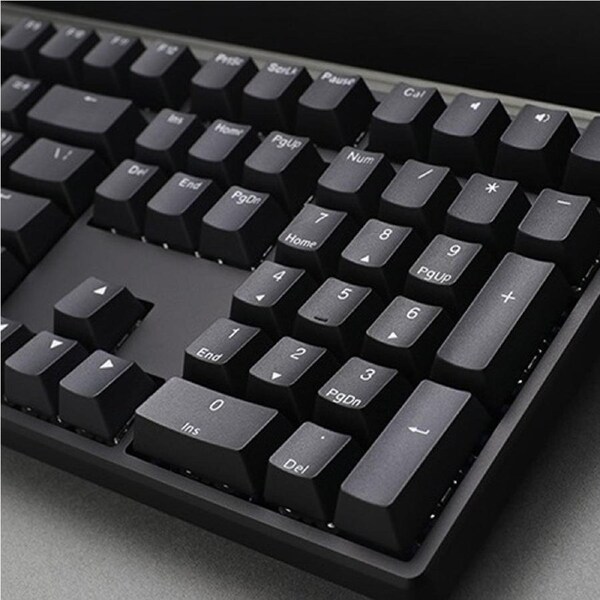 Ducky PBT Doubleshot 108-Key Keycap Set Phantom Black
