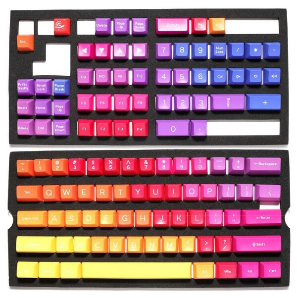 Ducky ABS Doubleshot SA 108-Key Keycap Set Afterglow