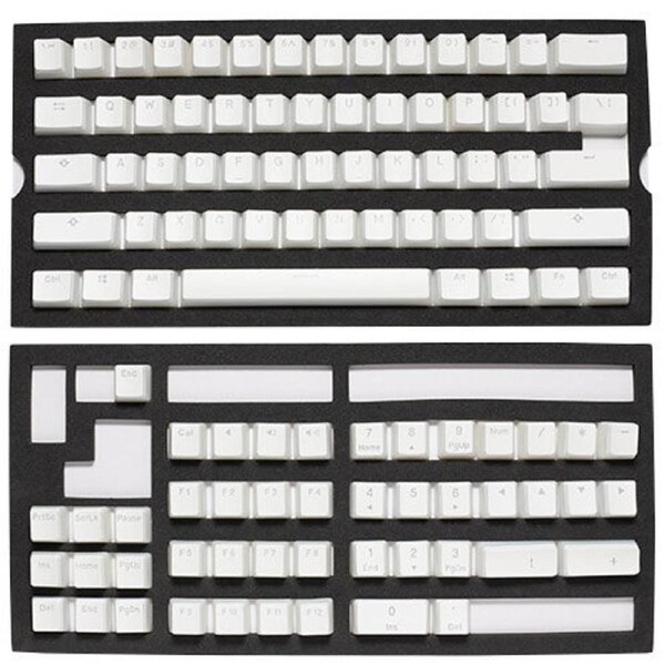 Ducky Pudding PBT Keycap Set White