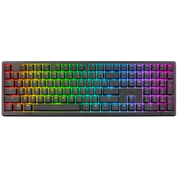 Ducky Zero 6108 Black Hot-Swap Wireless Keyboard Cherry Red
