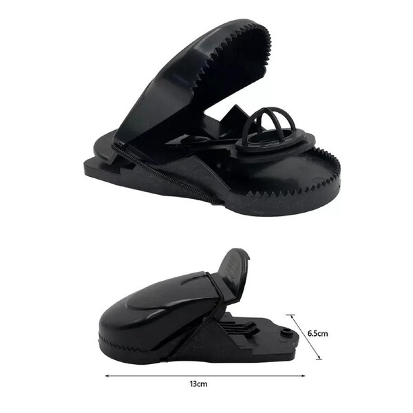 5x Reusable Rat Snap Trap Pest Mouse Plastic Mice Rodent Catcher Indoor Outdoor