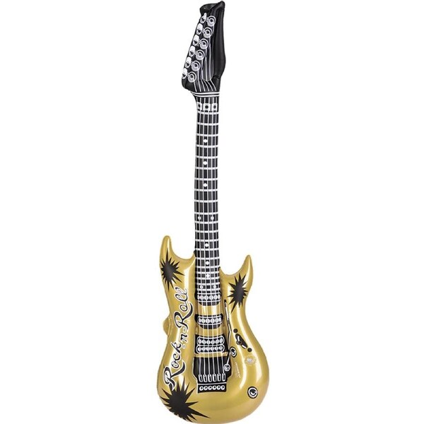 Inflatable Gold Rock n Roll Guitar