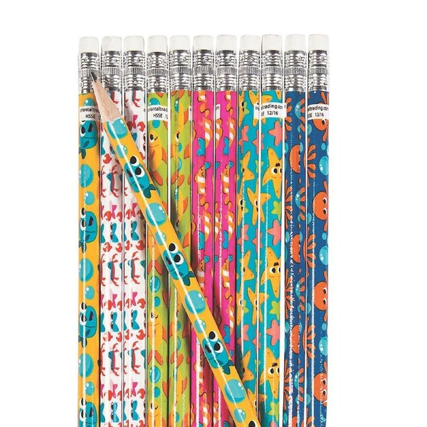 Under the Sea Pencils (Pack of 24)