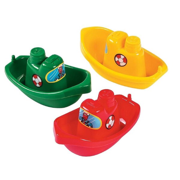 Plastic Toy Boats (Pack of 12)