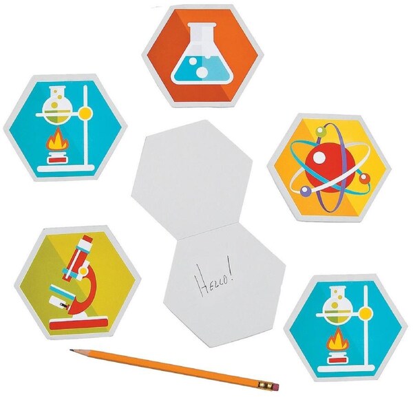 Science Party Notepads (Pack of 6)