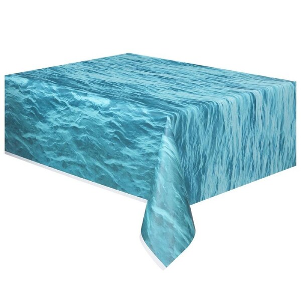 Ocean Printed Plastic Tablecloth