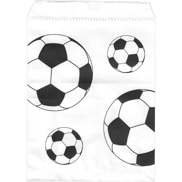 Soccer Match Party Paper Lolly/Treat Bags (Pack of 8)