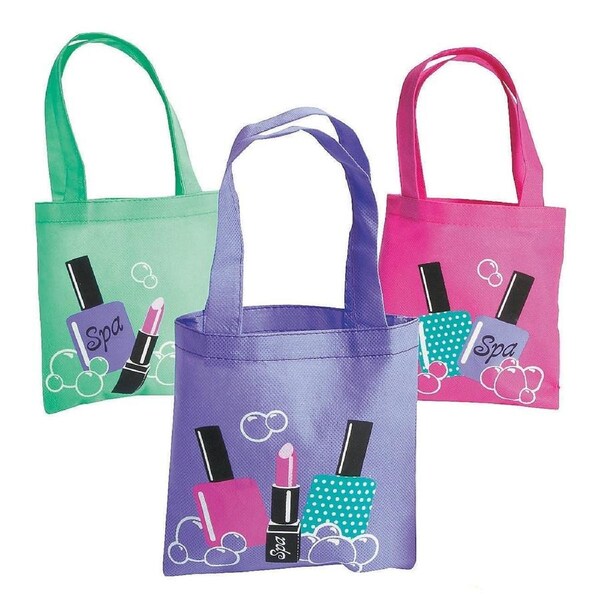 Mini Spa Party Tote Bags (Pack of 12)