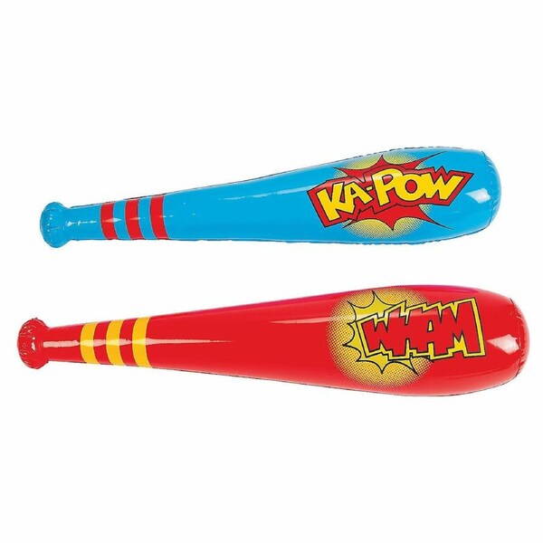 Inflatable Superhero Bat Assorted