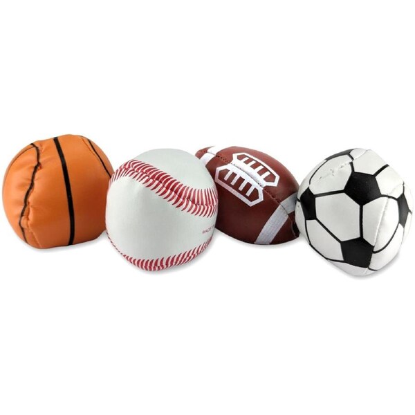 Squishy Sports Balls (Pack of 4)