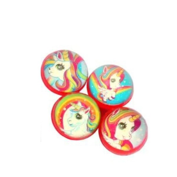 Unicorn Bounce Balls (Pack of 12)