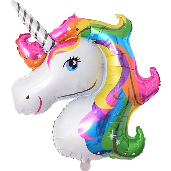 Rainbow Unicorn Supershape Jumbo Helium 112cm Balloon