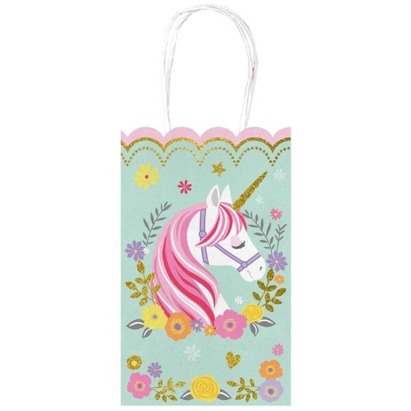 Magical Unicorn Paper Gift Bags (Pack of 10)