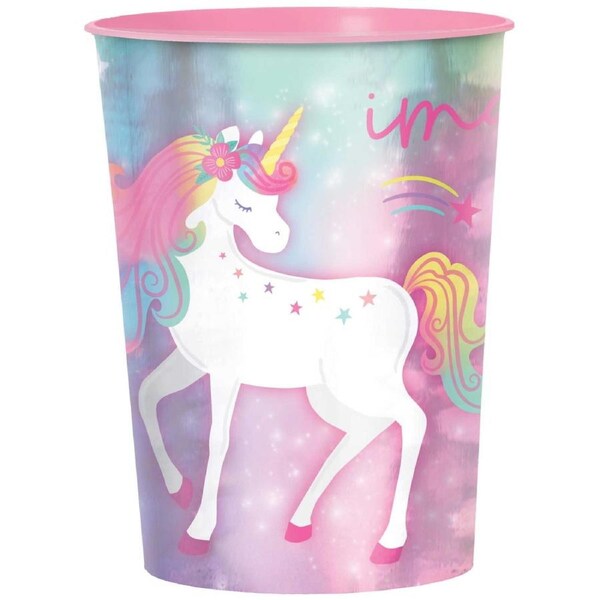 Enchanted Unicorn Large Plastic Cup
