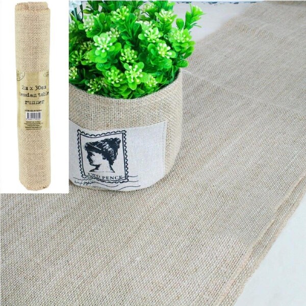 Hessian Table Runner 2m x 30cm