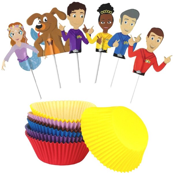 The Wiggles Party Cupcake Decorating Kit (Set of 24)
