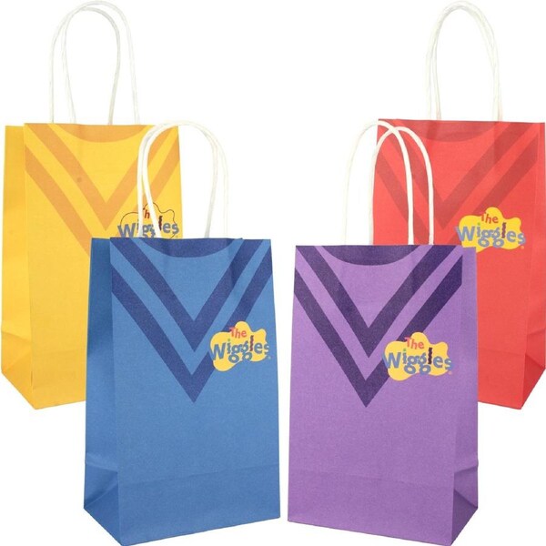 The Wiggles Party Paper Gift Bags 21cm (Pack of 8)