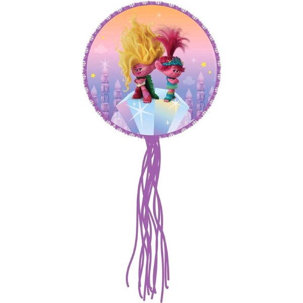 Trolls Band Together Pull String Pinata