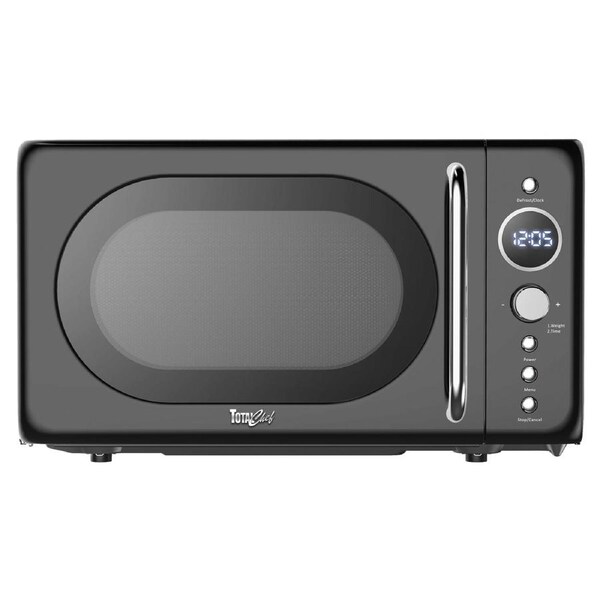 Total Chef Retro Microwave 20L Black