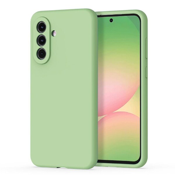 ZUSLAB Galaxy A56 Case Nano Silicone Shockproof Gel Rubber Bumper Protective Cover for Samsung (2025) - Mint Green
