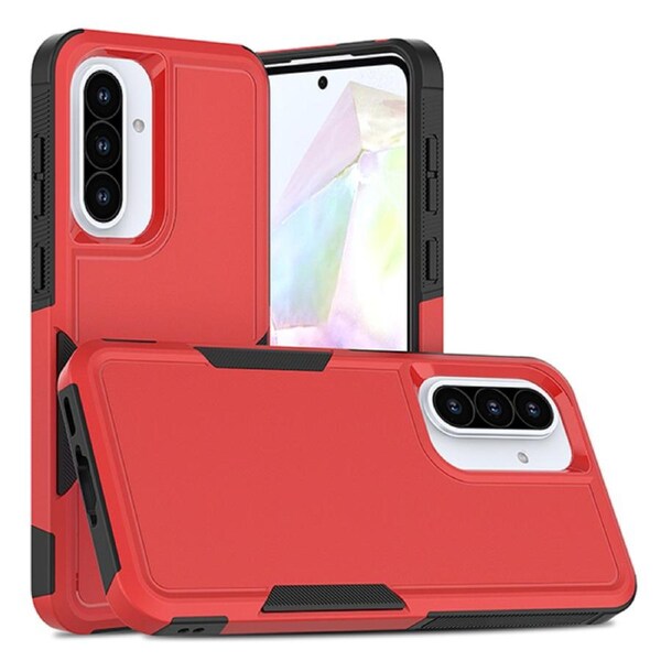 ZUSLAB Galaxy A36 Case Rugged Defender Protective Heavy Duty Shockproof Dustproof Cover for Samsung (2025) - Red