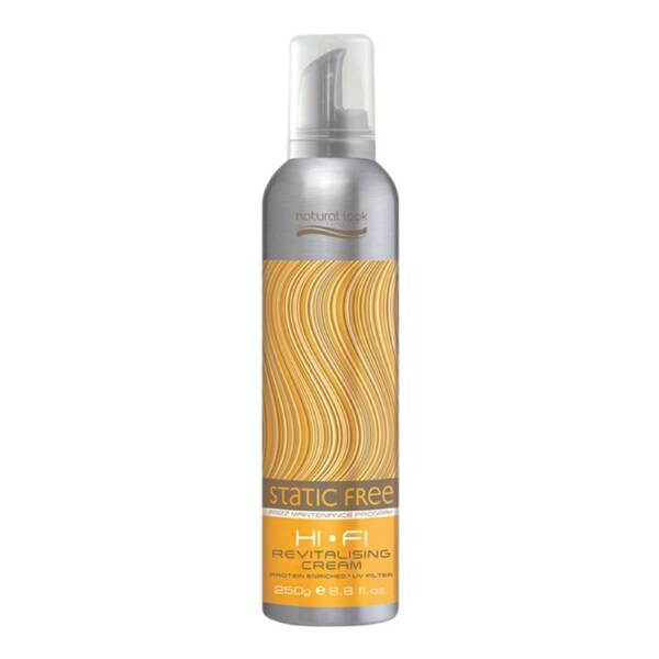 3x Natural Look Static Free Hi-Fi Revitalising Cream 250g