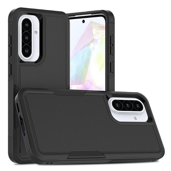 ZUSLAB Galaxy A56 Case Rugged Defender Protective Heavy Duty Shockproof Dustproof Cover for Samsung (2025) - Black