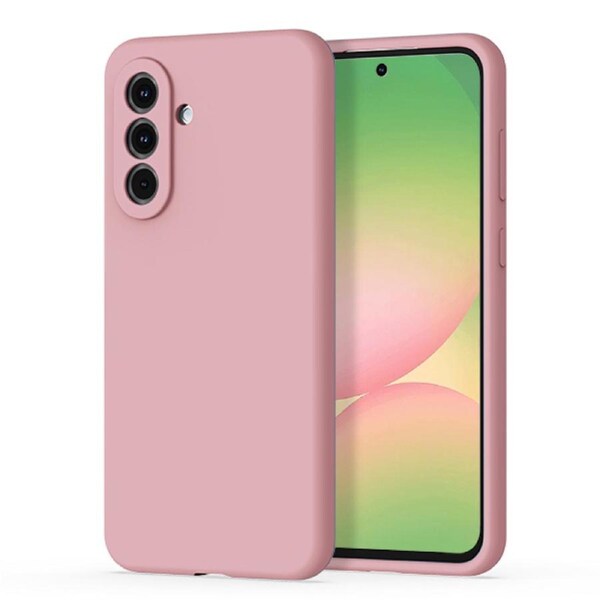 ZUSLAB Galaxy A56 Case Nano Silicone Shockproof Gel Rubber Bumper Protective Cover for Samsung (2025) - Pink