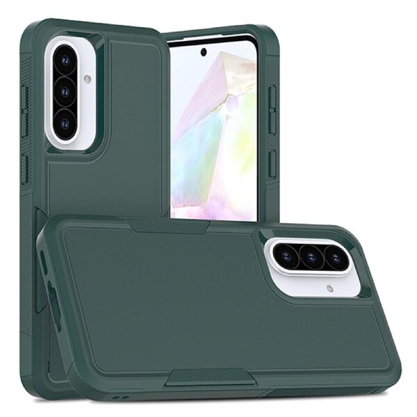ZUSLAB Galaxy A56 Case Rugged Defender Protective Heavy Duty Shockproof Dustproof Cover for Samsung (2025) - Green