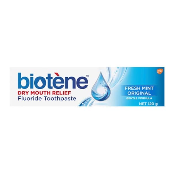 Biotene Dry Mouth Relief Fluoride Toothpaste Fresh Mint 120g