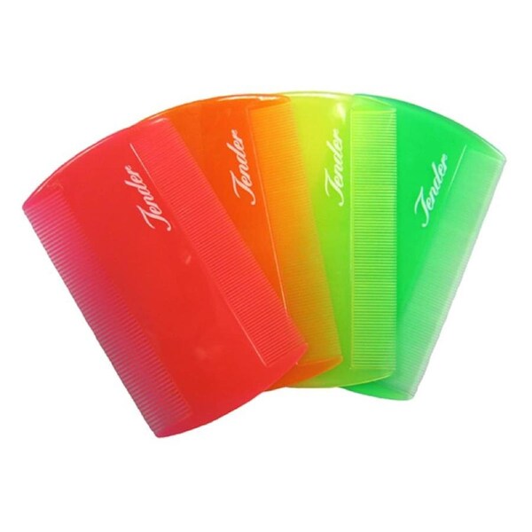 Tender Lice Comb Fluro Single Assorted Colours