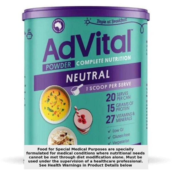 AdVital Nutritionally Complete Neutral Powder 500g