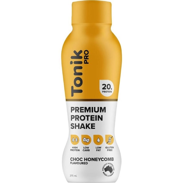 Tonik Pro Premium Protein Shake Chocolate Honeycomb 375ml