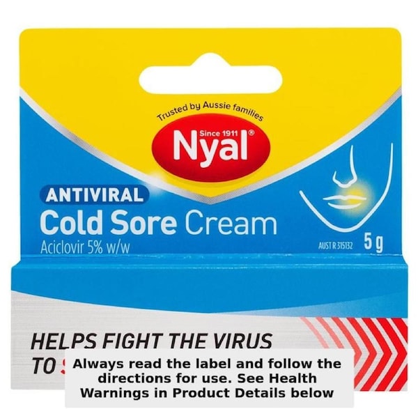 Nyal Antiviral Cold Sore Cream 5g
