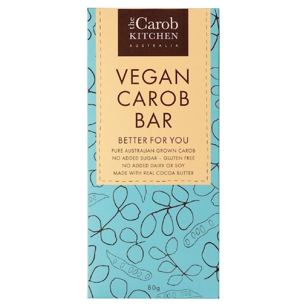 The Carob Kitchen Vegan Carob Bar 80g