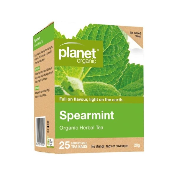 Planet Organic Spearmint Tea 25 Tea Bags
