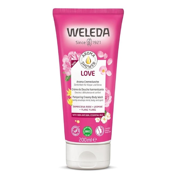 Weleda Aroma Shower Love Pampering Creamy Body Wash 200ml