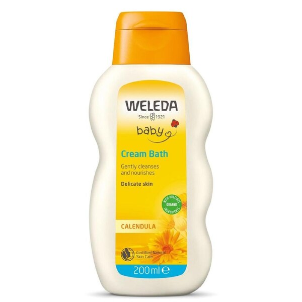 Weleda Calendula Baby Cream Bath 200ml