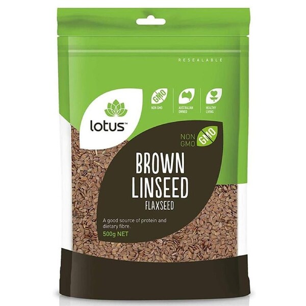 Lotus Brown Linseed (Flaxseed) 500g